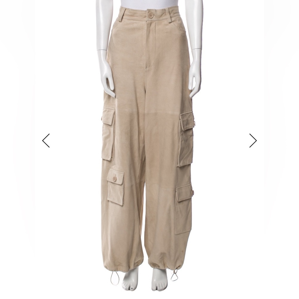 The Frankie Shop Women's Tan Cargo Pants